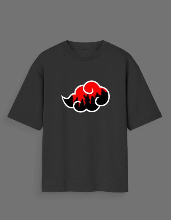 Akatsuki Cloud Oversized Unisex T-Shirt – Naruto Anime Streetwear