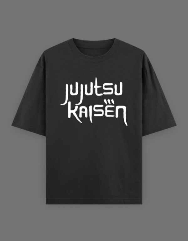 Gojo Satoru Oversized Unisex T-Shirt – Infinite Void Vinyl Puff Print | Jujutsu Kaisen Anime Tee
