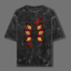 Upper Moon 1 Kokushibo – Unisex Acid Washed Oversized T-Shirt (Demon Slayer Inspired)