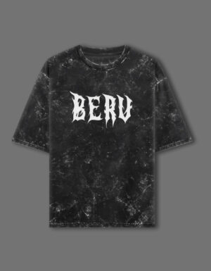 Beru Oversized Unisex Acid Wash T-Shirt – Vintage Streetwear Style | Anime Streetwear | Otaku