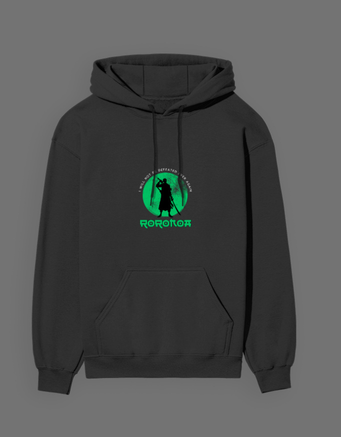Unisex Berserk – Guts "Black Swordsman" Puff Print Hoodie | Anime Streetwear | Otaku wear
