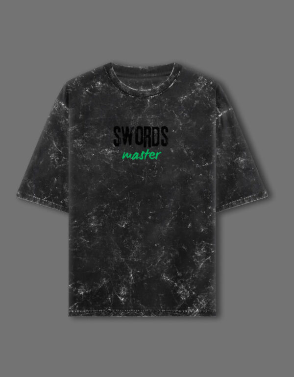 Front_1_c_2-6.jpg Swordsmaster Shimotsuki Zoro | Oversized Unisex T-Shirt – One Piece Inspired | Otaku Streetwear