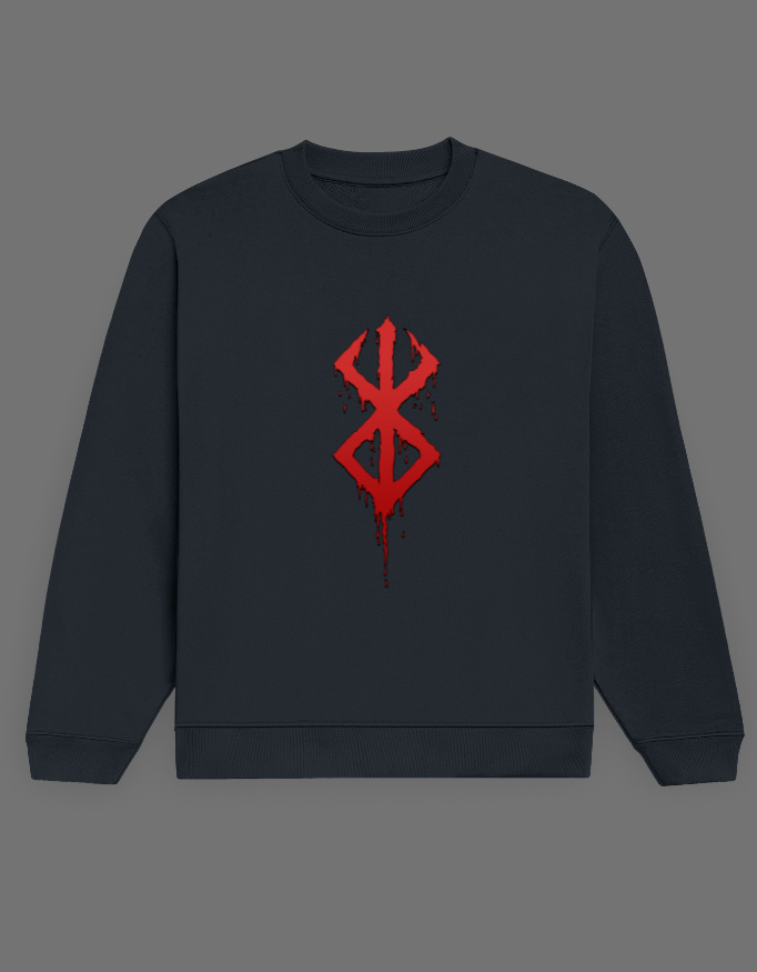 Berserk Guts Slayer Oversized Unisex Sweatshirt – Dark Anime Streetwear