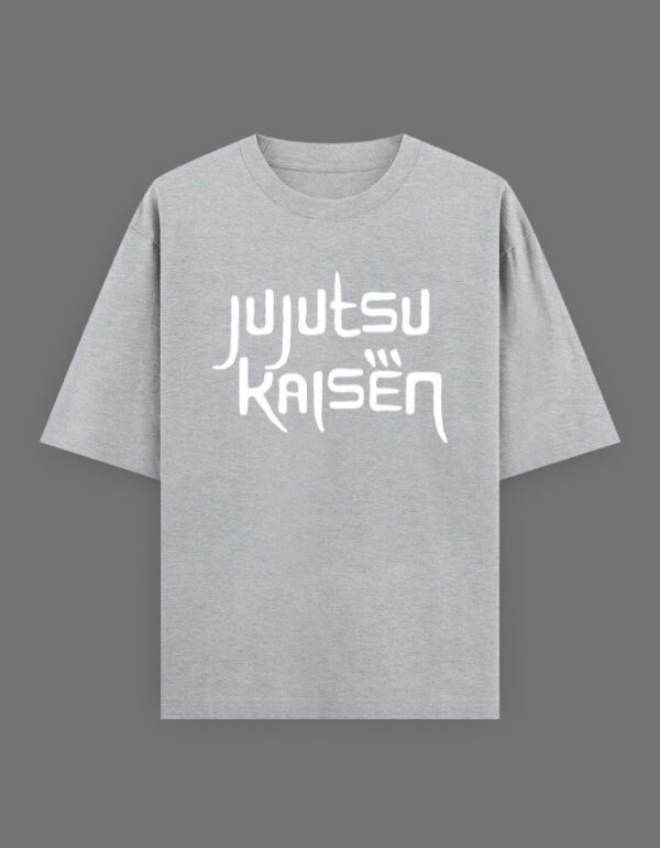 Gojo Satoru Oversized Unisex T-Shirt – Infinite Void Vinyl Puff Print | Jujutsu Kaisen Anime Tee