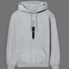 Unisex Berserk – Guts "Black Swordsman" Puff Print Hoodie | Anime Streetwear | Otaku wear