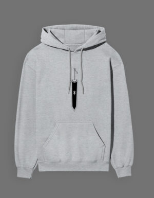 Unisex Berserk – Guts "Black Swordsman" Puff Print Hoodie | Anime Streetwear | Otaku wear