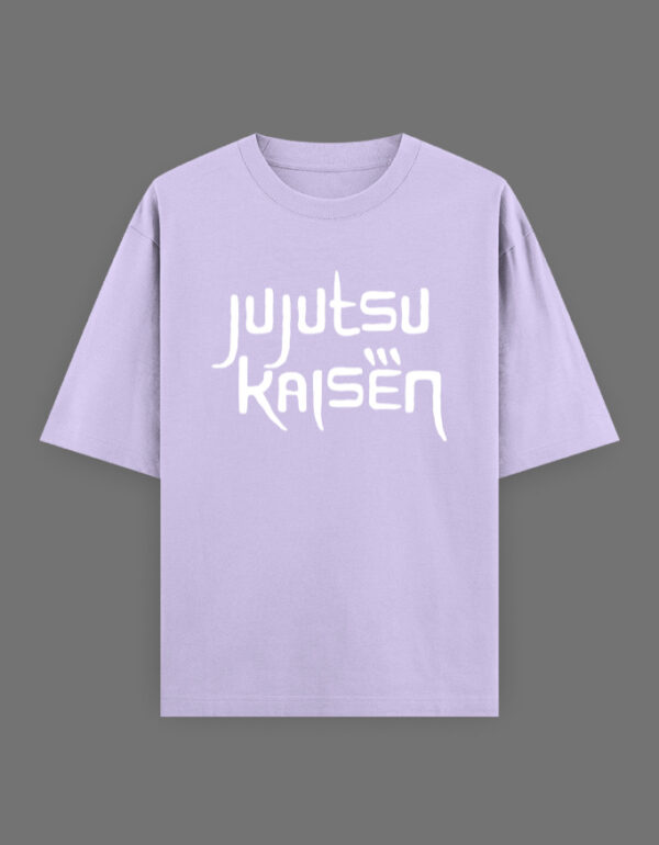 Gojo Satoru Oversized Unisex T-Shirt – Infinite Void Vinyl Puff Print | Jujutsu Kaisen Anime Tee